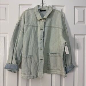 Lane Bryant Light Blue Jean Jacket - NWT